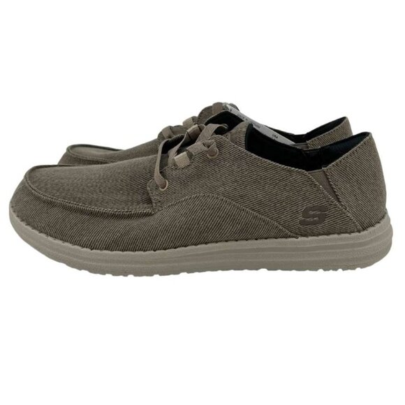 Skechers | Men's Memory Foam Shoes | Brown | Size 9 - Picture 4 of 6